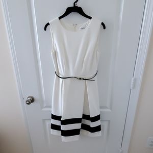 White Fit and Flare dress